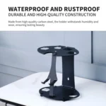 For Dyson Airwrap Curling Iron Desktop Storage Rack Wall-mounted Carbon Steel Bracket - Image 3