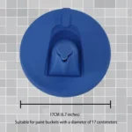 17cm TPR Foldable One Gallon Drip-proof Paint Bucket Lid - Image 5