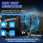 6-Inch Flood Mixed Luminous Anti-Glare Lens Long Strip Light - Image 6