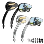 FLYQUICK Motorcycle LED Rearview Mirror With Light - Image 2