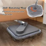 Square Spin Mop and Bucket With 2 Mop Pads Set Separate Clean And Dirty Water - Image 5
