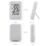 TS-FT0402 2-In-1 Home Wireless Digital Thermometer Wall-Mounted Greenhouse Thermometer - Image 2