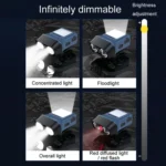 Head-Mounted LED Outdoor Sensor Long Range Fishing Work Headlamp - Image 11