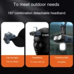 Head-Mounted LED Outdoor Sensor Long Range Fishing Work Headlamp - Image 10