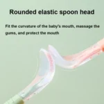Multi-function Double-head Baby Food Spoon Baby Tableware Fruit Scraper Spoon - Image 3