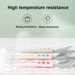 Multi-function Double-head Baby Food Spoon Baby Tableware Fruit Scraper Spoon - Image 6