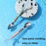 Multi-function Double-head Baby Food Spoon Baby Tableware Fruit Scraper Spoon - Image 9