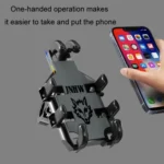 JNHW Motorcycle Bicycle Eight Claw Mobile Phone Navigation Shockproof Bracket - Image 5