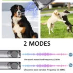 Ultrasonic Three-head Barking Stopper Dog Training Device with Flashing Light - Image 4