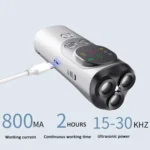 Ultrasonic Three-head Barking Stopper Dog Training Device with Flashing Light - Image 7