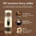 Wireless Portable Coffee Machine Compatible With Ground Coffee & NS Capsule - Image 3
