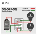FILN 220V 30A Split Dustproof Boat-type Switch With Light - Image 14