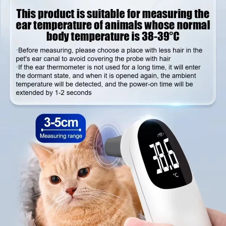 TBD06055258_B10.webp ELOFS EF-07 Pet Dog Cat Ear Digital Thermometer Accurate Infrared Measuring Animal Thermometer - Image 11
