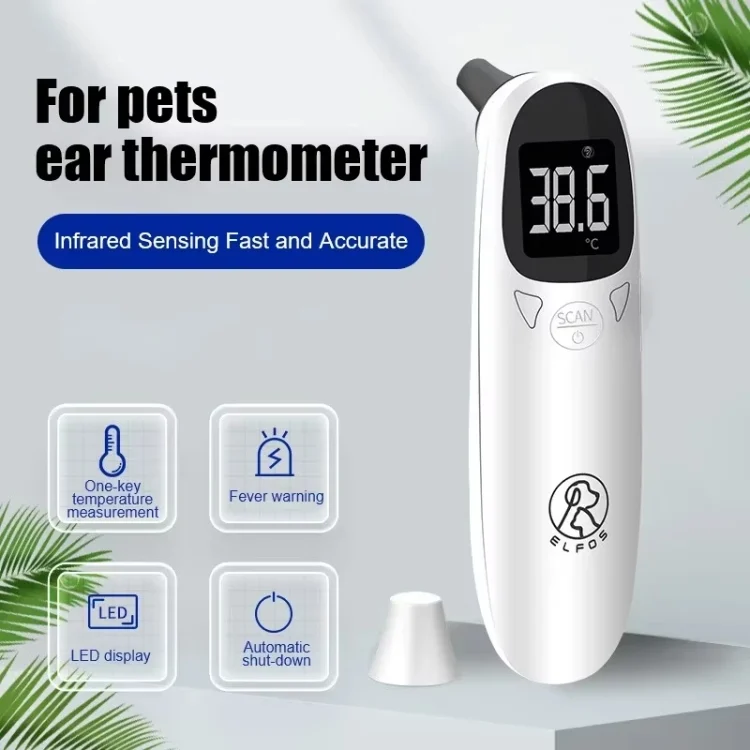TBD06055258_B4.webp ELOFS EF-07 Pet Dog Cat Ear Digital Thermometer Accurate Infrared Measuring Animal Thermometer - Image 5