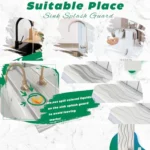 Diatomite Kitchen Water-Absorbent Drying Mat Bathroom Vanity Faucet Countertop Drainage Mat - Image 8