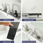 Diatomite Kitchen Water-Absorbent Drying Mat Bathroom Vanity Faucet Countertop Drainage Mat - Image 9