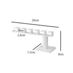 Punch-free Partition L-shaped Headband and Hair Accessories Storage Rack Hat Storage Shelf - Image 2