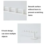 Punch-free Partition L-shaped Headband and Hair Accessories Storage Rack Hat Storage Shelf - Image 3