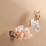 Punch-free Partition L-shaped Headband and Hair Accessories Storage Rack Hat Storage Shelf - Image 5