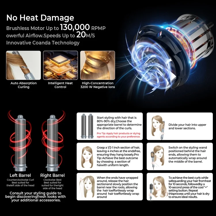 TBD06055269_B2.webp 5 in 1 Hot Air Comb Automatic Curling Negative Ion Hair Dryer - Image 3