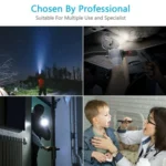 Outdoor Strong Light Flashlight Mini Pen Fork Lamp Portable Tool Lamp - Image 5