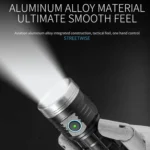 Aluminium Ring 8 Holes Straight Flashlight Outdoor Camping Flashlight - Image 5