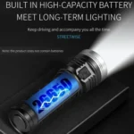 Aluminium Ring 8 Holes Straight Flashlight Outdoor Camping Flashlight - Image 8