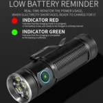 Pen Insert 6 Holes Flashlight Outdoor Mini Flashlight - Image 3