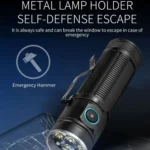 Pen Insert 6 Holes Flashlight Outdoor Mini Flashlight - Image 4