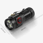 Pen Fork 3 Holes Mini Flashlight Portable Pen Clip Camping Adventure Compass Sport Flashlight - Image 13