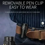 Pen Fork 3 Holes Mini Flashlight Portable Pen Clip Camping Adventure Compass Sport Flashlight - Image 9