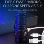 Pen Fork 3 Holes Mini Flashlight Portable Pen Clip Camping Adventure Compass Sport Flashlight - Image 10