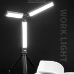 LED Foldable Overhaul Light With Stand USB Rechargeable Auto Repair Portable Worklight - Image 2