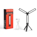 LED Foldable Overhaul Light With Stand USB Rechargeable Auto Repair Portable Worklight - Image 12