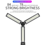 LED Foldable Overhaul Light With Stand USB Rechargeable Auto Repair Portable Worklight - Image 8