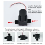 Pipeline Water Flow Generator DC Output for Smart Faucets, Gas Water Heaters - Image 6