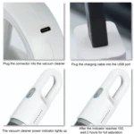 Wireless Car-mounted High-power Suction Handheld Vacuum Cleaner - Image 7