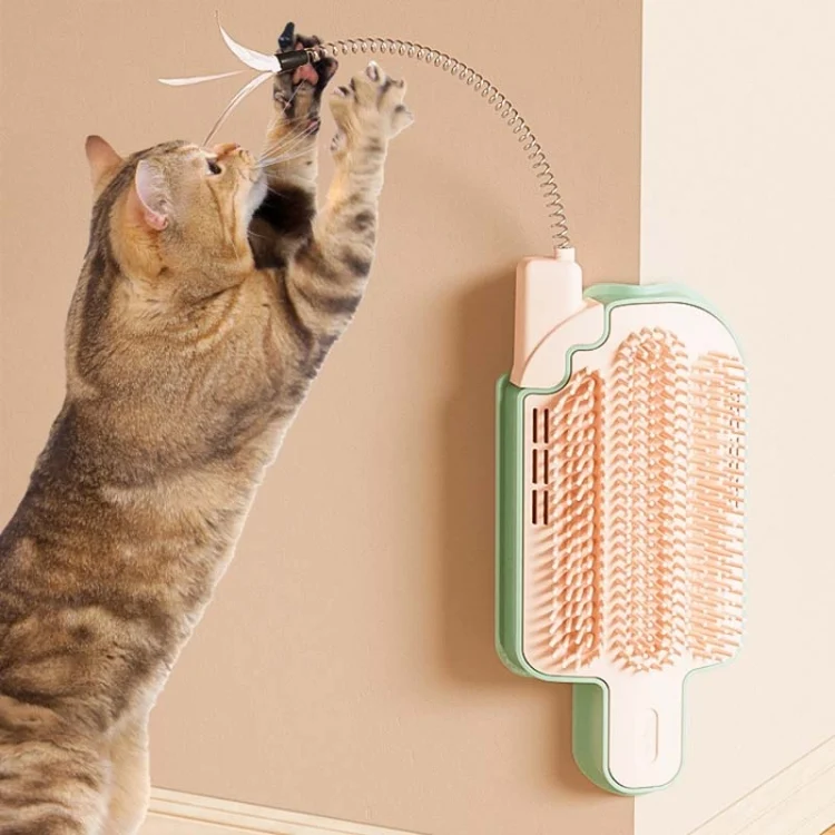 TBD06055351_B10.webp Cats Corner Self-Exciting Ice-Cream Scrubber Pet Massage Brush Toy - Image 11