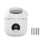 Electric Foot Grinder for Removing Dead Skin and Calluses with 2 Alloy Grinding Heads and LED Lighting