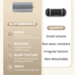 Electric Foot Grinder for Removing Dead Skin and Calluses with 2 Alloy Grinding Heads and LED Lighting - Image 7