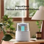 Raindrop Candlelight Aromatherapy Diffuser Air Humidifier with Colorful Lights - Image 4