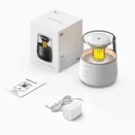 Raindrop Candlelight Aromatherapy Diffuser Air Humidifier with Colorful Lights - Image 8