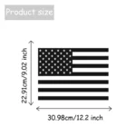 Flag Pattern High-transparency Pickup Truck Rear Window Glass Waterproof Sticker - Image 2
