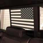 Flag Pattern High-transparency Pickup Truck Rear Window Glass Waterproof Sticker - Image 6