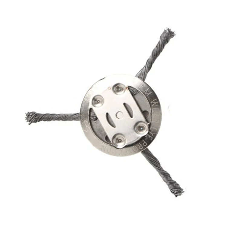 Steel Wire Weeding Wheel Twisted Wire Weeding Disc Mower Blade Accessories