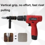Electric Rivet Nut Machine Core Pulling Accessories Riveting Tools Cordless Rivet Drill Adapter - Image 7