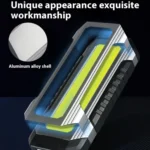 Flat Work Light LED Work Auto Repair Light USB Rechargeable Repair Light With Magnetic Attachment - Image 5