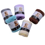 Pet Microfiber Absorbent Towel Cat Dog Bath Cleaning Towel - Image 4
