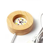 LED Light Solid Wood Luminous Base for Resin Art Acrylic Glass Lights