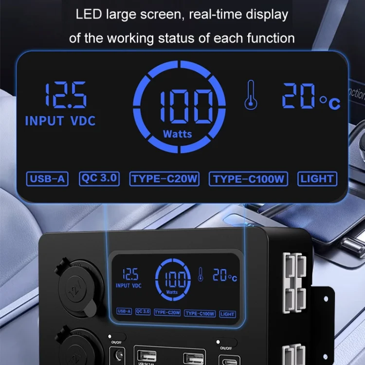 TBD06055422_B6.webp 12V Car Mini Power Box Multi-Function USB Charger - Image 7